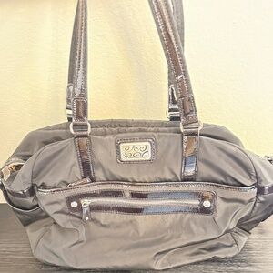 Brighton Black Nylon Duffle Bag-Great Condition-Light Wear-Shoulder Strap Incl.